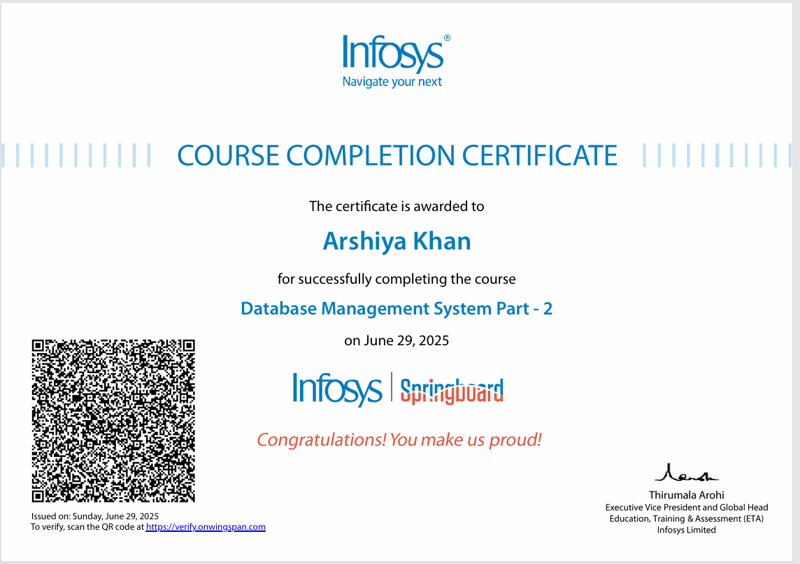 Certificate 6