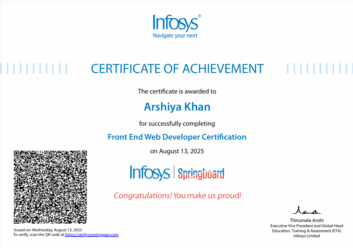 Certificate 7
